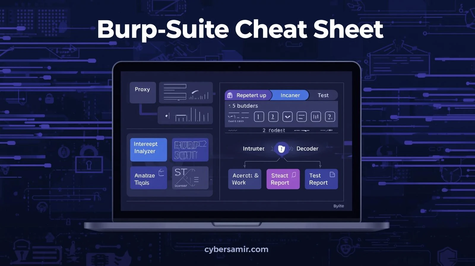Burp Suite master cheat sheet for web penetration testing