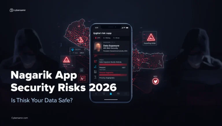 Nagarik App Security risks in Nepal 2026 with digital identity privacy and cybersecurity threats