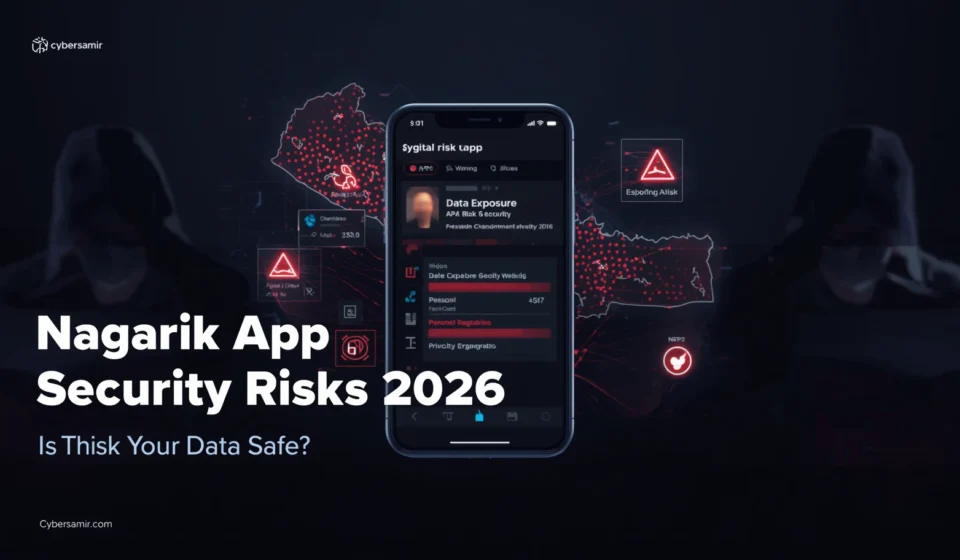 Nagarik App Security risks in Nepal 2026 with digital identity privacy and cybersecurity threats