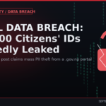 Nepal Data Breach: 462,600 Citizens' IDs Allegedly Leaked," subtext "Dark web forum post claims mass PII theft from a .gov.np portal